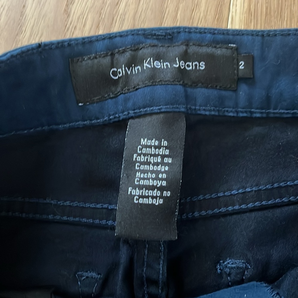 Calvin Klein Dark Blue Skinny pants - Picture 3 of 6